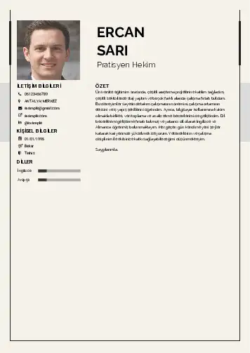 Pratisyen Hekim Cv Örnekleri cv indir